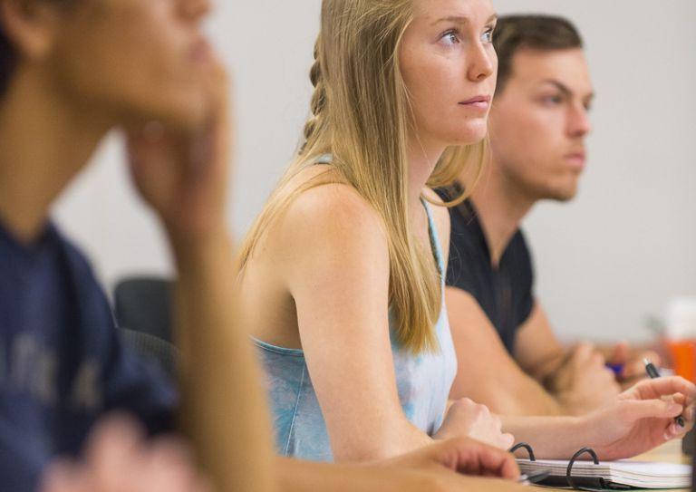 students in class